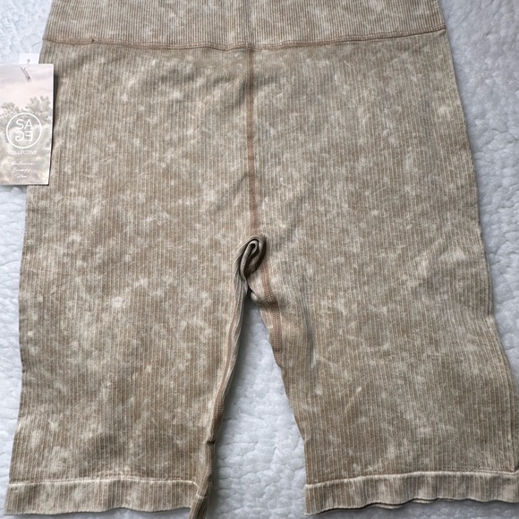Sage Pants - SA Cultivate Tan Ribbed Shorts